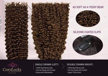 Curly Clip-in Hair Extensions